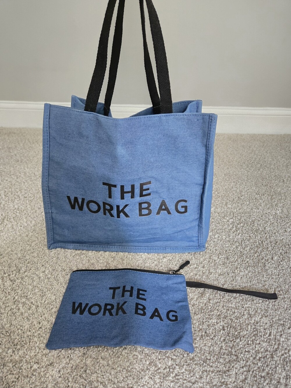 NWOT The Work Bag Tote Bag and Wristlet Set